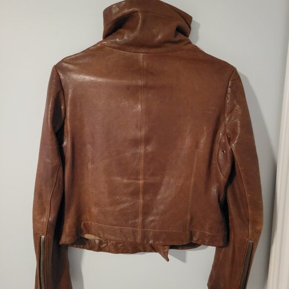Andrew Marc Leather Jacket - Picture 2 of 7